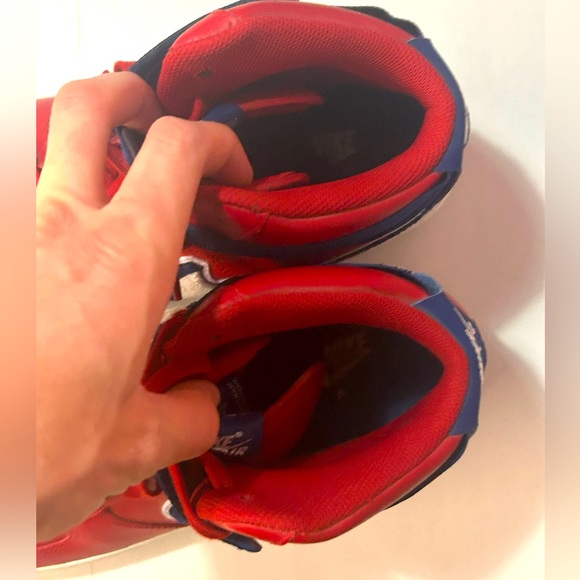 Air Force 1 High 3D Chenille Swoosh Red White Blue - Size 13 Men’s - Picture 4 of 5